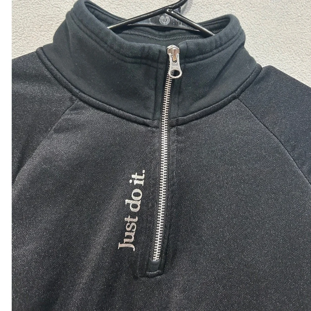 Nike 1/4 Zip Pullover Womens XS Black Sweatshirt Icon‎ Clash Sportswear
